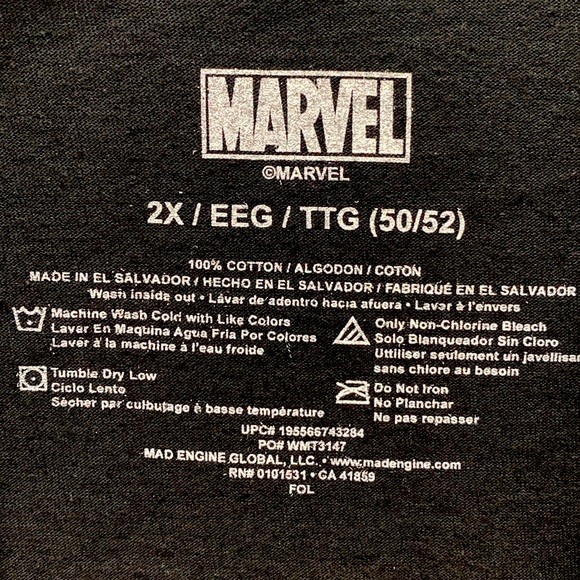 Venom Marvel Graphic T-Shirt - Size 2XL - NWT - Picture 3 of 3